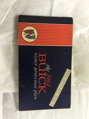1964 buick protection plan book