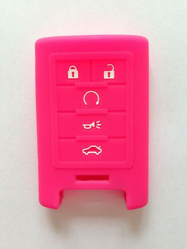 Peach silicone protective smart key jacket sleeve protector fob skin cover gift
