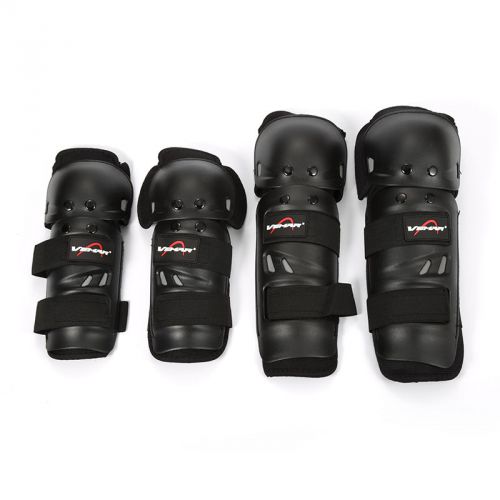 Cool 4pcs of elbow knee shin armor protect guard pads for motorcycle bike rider