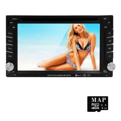 Quad core android 4.4 6.2&#034; gps nav car radio stereo dvd player wifi 3g free gift