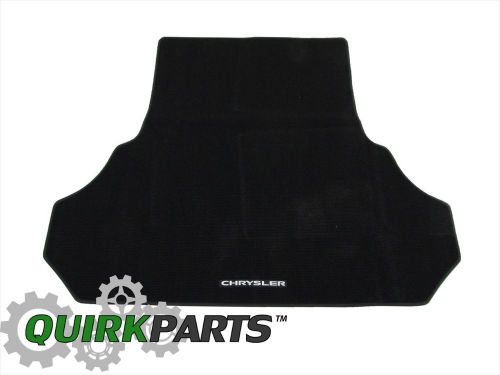 15-16 chrysler 300 rear trunk carpet cargo area mat with logo new mopar genuine