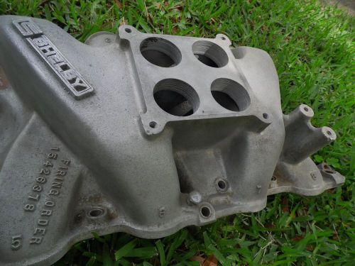 Ford 429 cj/scj shelby intake manifold flanged for holley dominator 460