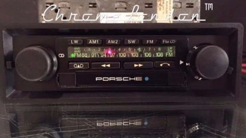 Oem porsche cr usa blaupunkt bamberg vintage radio cassette +mp3 mint+warranty