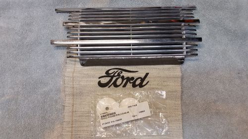 1940 ford deluxe radio speaker grille &amp; cloth cover