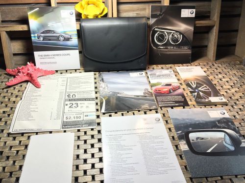 2016 bmw 428i 435i / xdrive coupe owners manual set ((buy oem new)) + mrsp