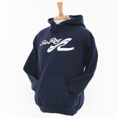 Searay boats light weight hoodie navy hooded sweatshirt