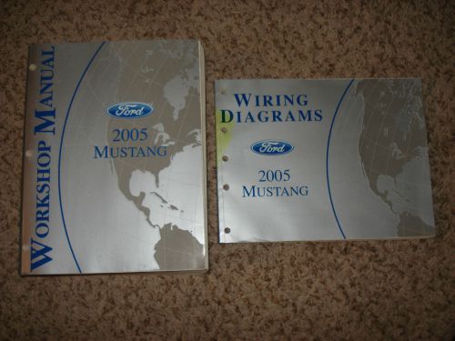 2005 ford mustang shop manual set service books original gt and more repair