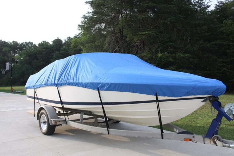 New vortex blue 22 ft / 22 foot heavy duty fish/ski/runabout boat cover