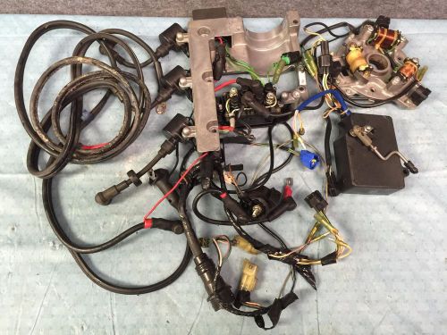 Clean used 2005 yamaha 3 cylinder 50 hp complete ignition system