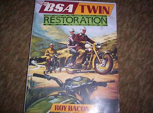 Bsa twin  cylinder restoration by bacon - manual excellent photos for accurate