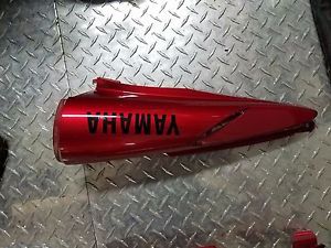 2007 yamaha apex attak left red exhaust cover red
