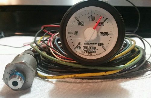 Auto meter fuel pressure gauge
