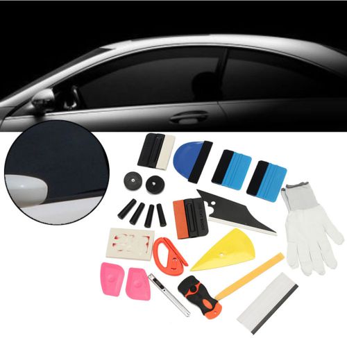 21pcs squeegee car window tinting auto glove wrapping install applicator tools