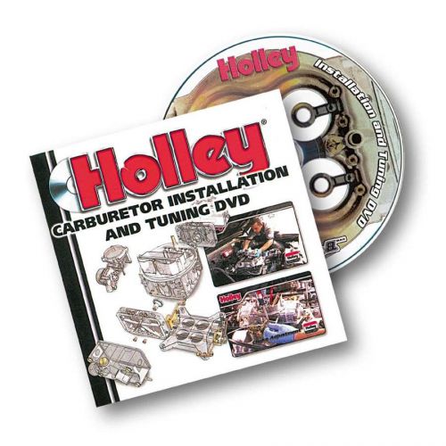 Holley 36-378 carb. installation &amp; tuning dvd video