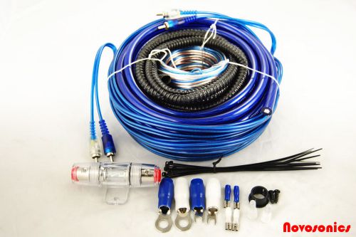 4 gauge amp kit amplifier installation wiring kit 1500 watt