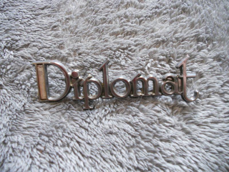 1977 dodge diplomat emblem