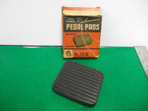 1948 1949 buick nos steelastic replacement pedal pads 27g-88  gm# 1331810