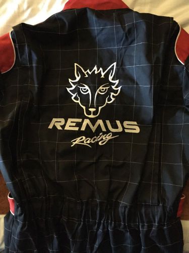 ☀remus race suit racing jumpsuit☀coveralls m embroidered logo