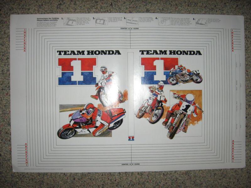 Honda cr250 vf1100 cb1100f flat track vintage book covers - 3 in a pack