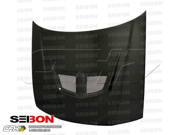 Seibon carbon fiber evo-style carbon fiber hood kit auto body honda accord 90-93