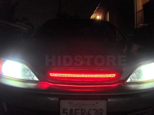 Red knight rider light car boat truck decorated led strip flash red day time led
