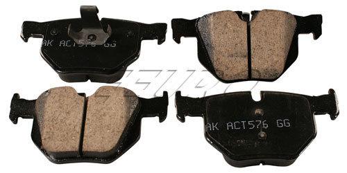 New akebono disc brake pad set - rear eur1042a bmw oe 34216776937