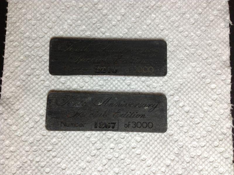 280zx 280 zx 10th anniversary center console plaques tenth 