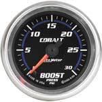 Autometer cobalt series-boost gauge 2-1/16" electrical full sweep 30 psi 6160
