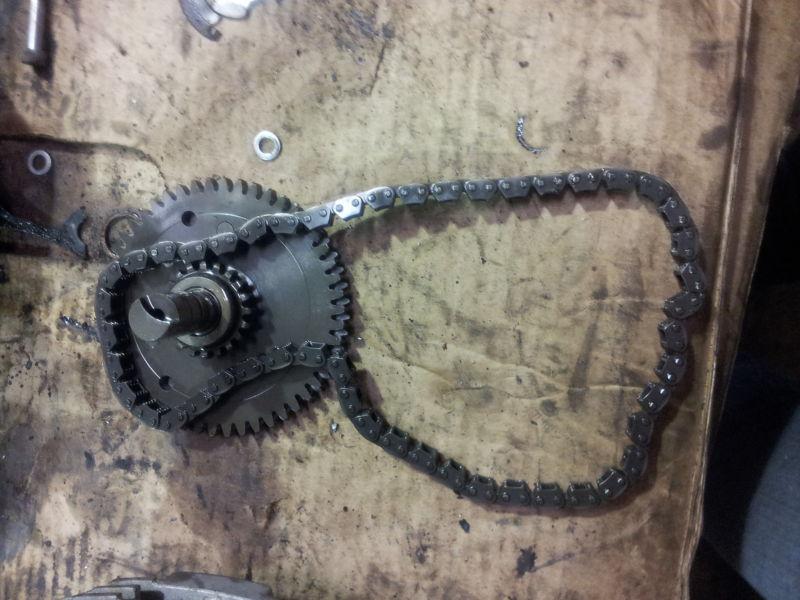 1985 yamaha virago xv 1000 rear cam chain and sprocket assembly ric5