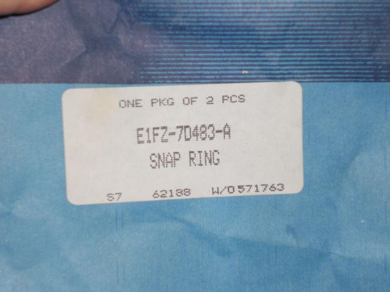 Nos 1983 - 1989 ford atx automatic trans clutch pressure plate snap ring e1fz-a