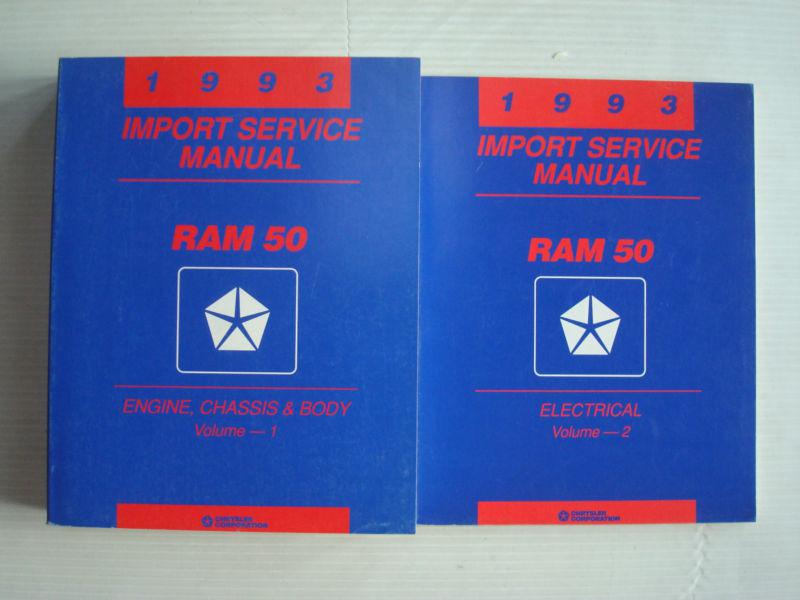 1993 dodge ram 50  service manuals