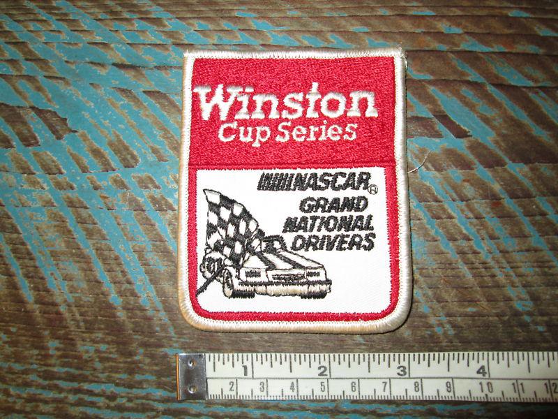 Vintage nascar grand national drivers winston cup series racing patch earnhardt