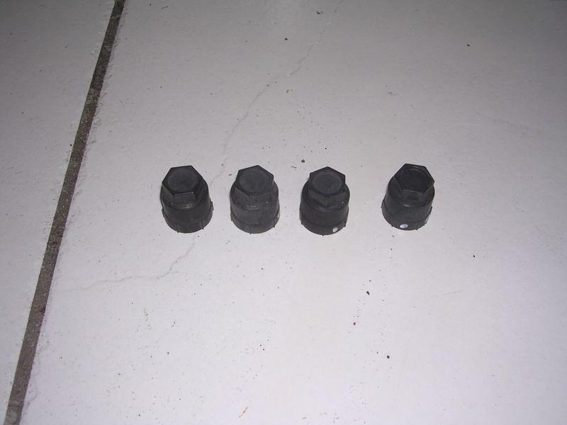 1985 corvette c4 lug nuts caps, black, four, gm