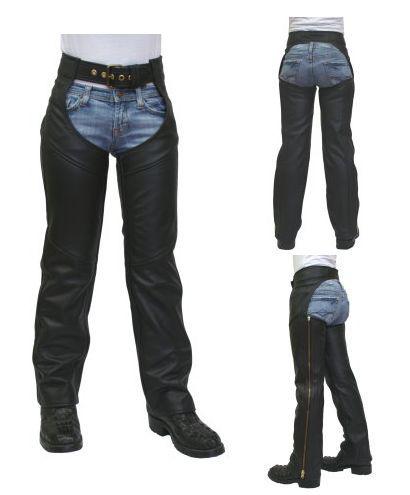 Custom creations leather motorcycle chaps (tall men)