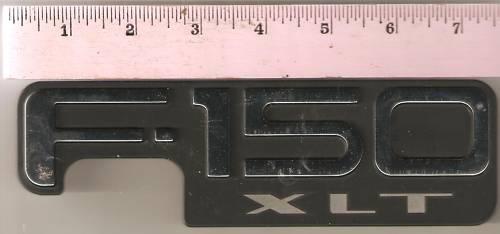 Ford-f-150 xlt truck  used emblem (fits many years) oem-1990-2000
