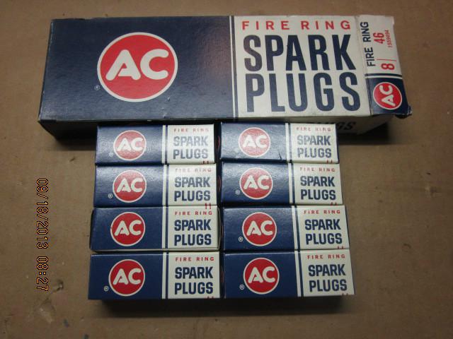  ac spark plugs #46 nos circa 50's fits corvette?
