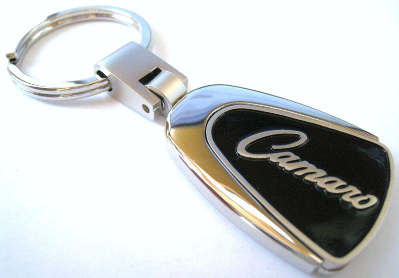 Camaro key chain ring fob chevrolet chevy ss z28 rs chrome
