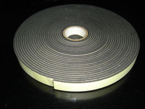 Sound insulation foam adhesive tape molding 1.5cm(w) x 11m(l) black