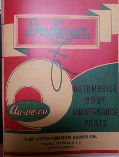 Running board moldings trim identification catalog 1925-1940 au-ve-co