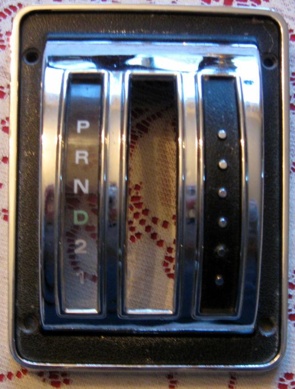 Vintage ford mustang automatic shift bezel