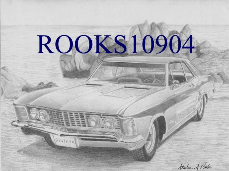 1963 buick riviera classic car art print