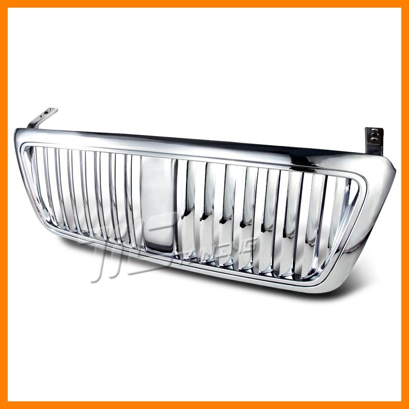 2004-2008 ford f150 pickup chrome grille front upper bar style grill kit pickup
