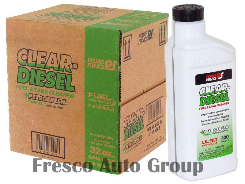 Clear-diesel fuel & tank cleaner 1 case 6-32oz 9225-06