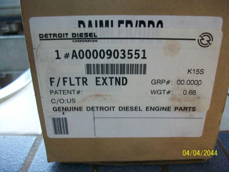 Detroit diesel fuel filter kit part # 903551