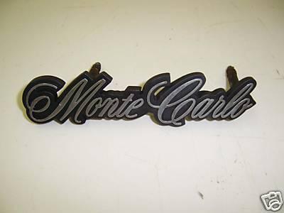 Grill emblem used very good 1983 1984 1985 monte carlo 