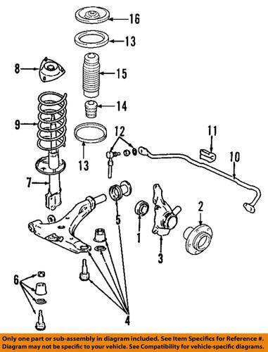 Hyundai oem 54500-1u000 suspension control arm/control arm