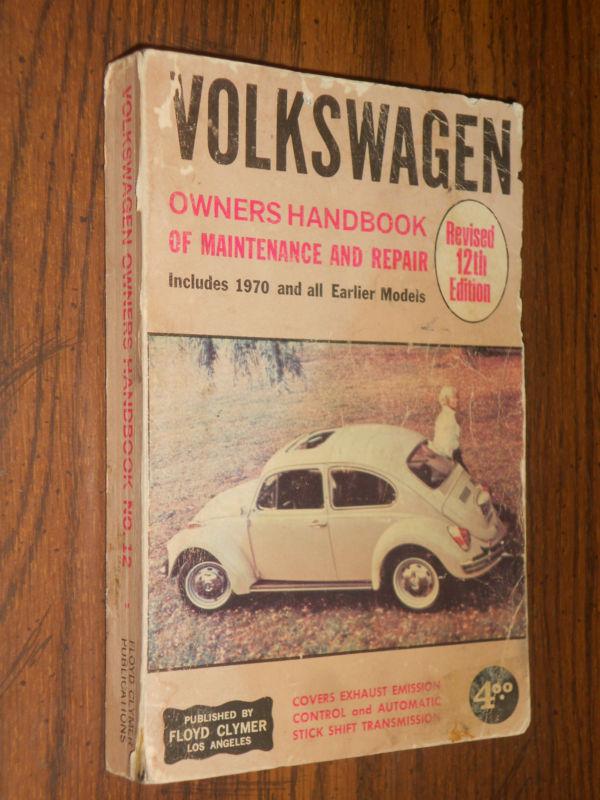 1965-1970 volkswagen beetle bug shop manual / clymer's repair book 66 67 68 69+