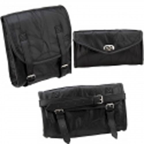 3pc motorcycle luggage completer set 