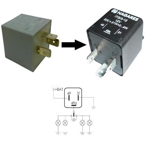 Peugeot 106 206 306 405 406 605 806 expert partner flasher unit relay 632324