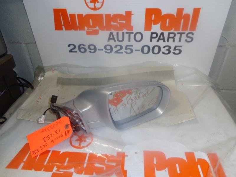 09 10 11 mercedes cls63 r. side view mirror 219 type power cls550 and cls63